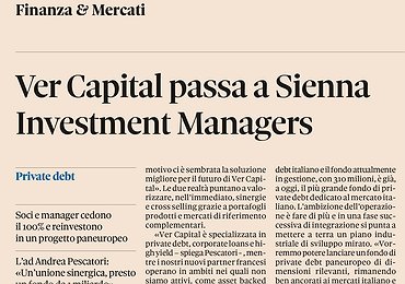 VER CAPITAL IN FRENCH SIENNA INVESTMENT MANAGERS GROUP
