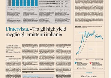 THE INTERVIEW. << AMONG HIGH YIELDS THE BEST ARE THE ITALIAN EMITTERS>>